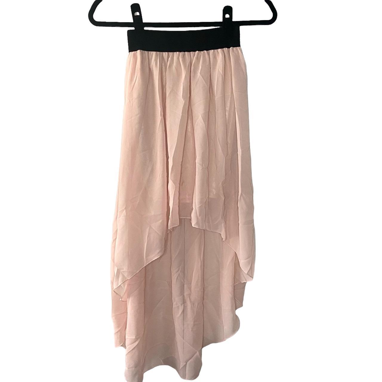 High Low Ballet Pink Skirt High Low Ballet Pink... - Depop