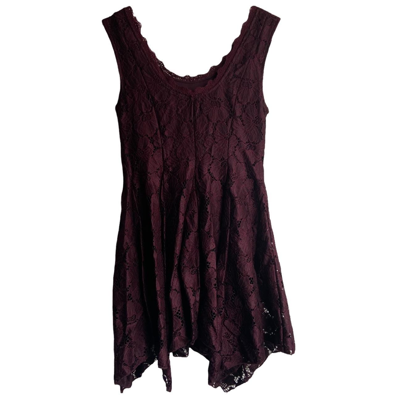 Altar’D State Purple Lace Mini Dress Fit and Flare... - Depop