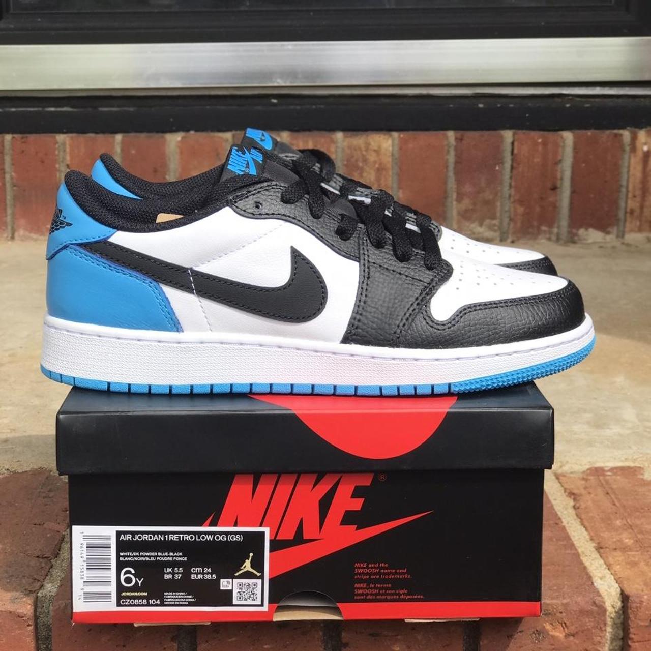 Jordan 1 Low OG deals UNC gs Size 6.5