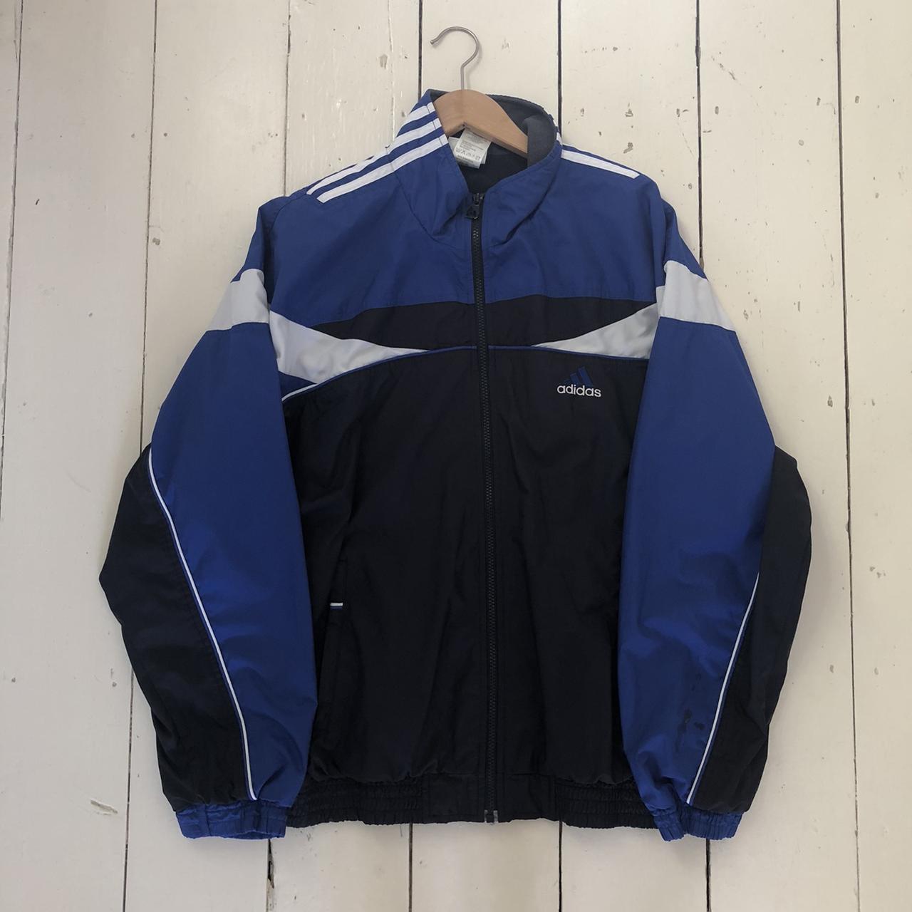 ADIDAS SPORTS JACKET / TRACK JACKET 90s... - Depop