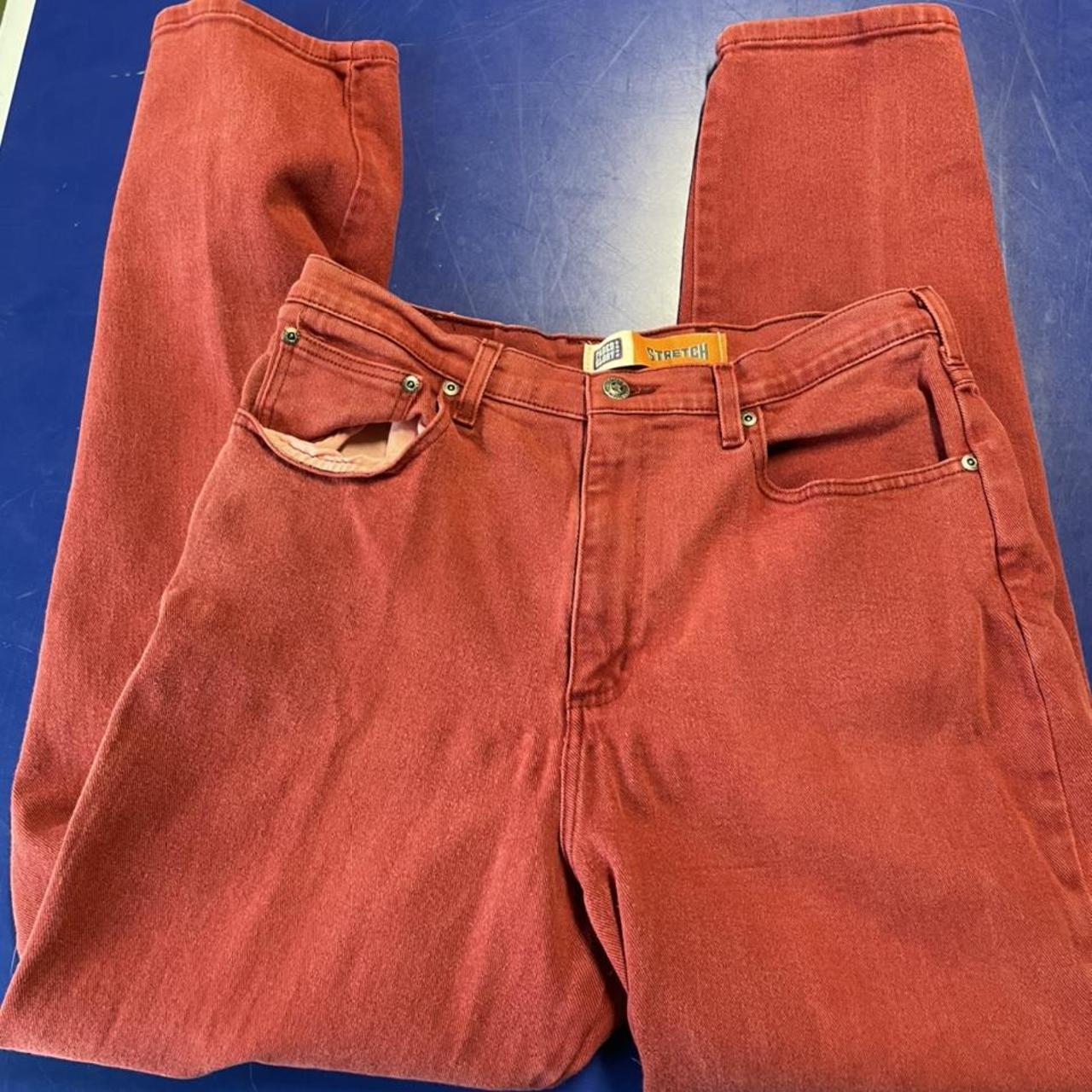 FADED GLORY STRETCH RED JEANS!! Super adorable... - Depop