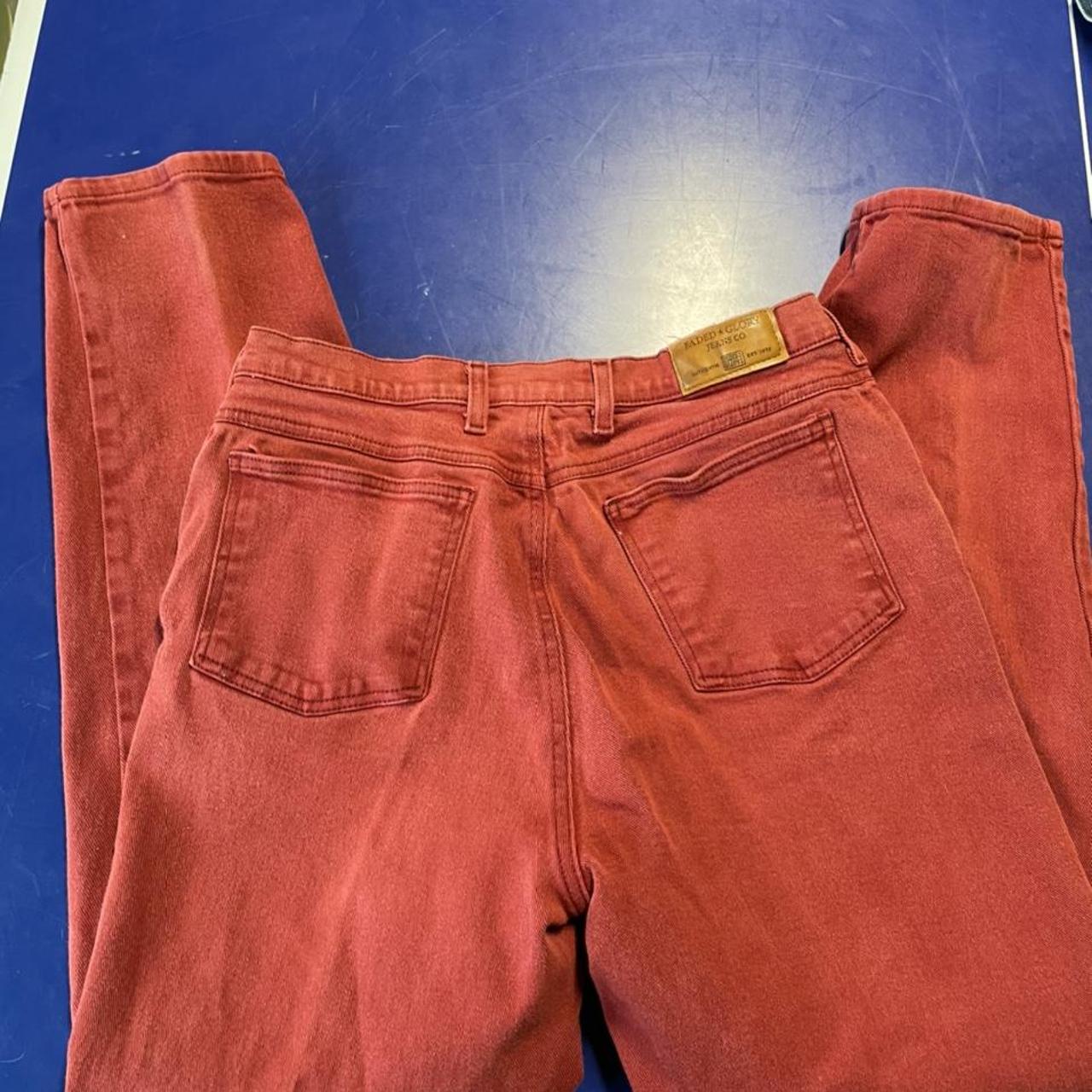 FADED GLORY STRETCH RED JEANS!! Super adorable... - Depop