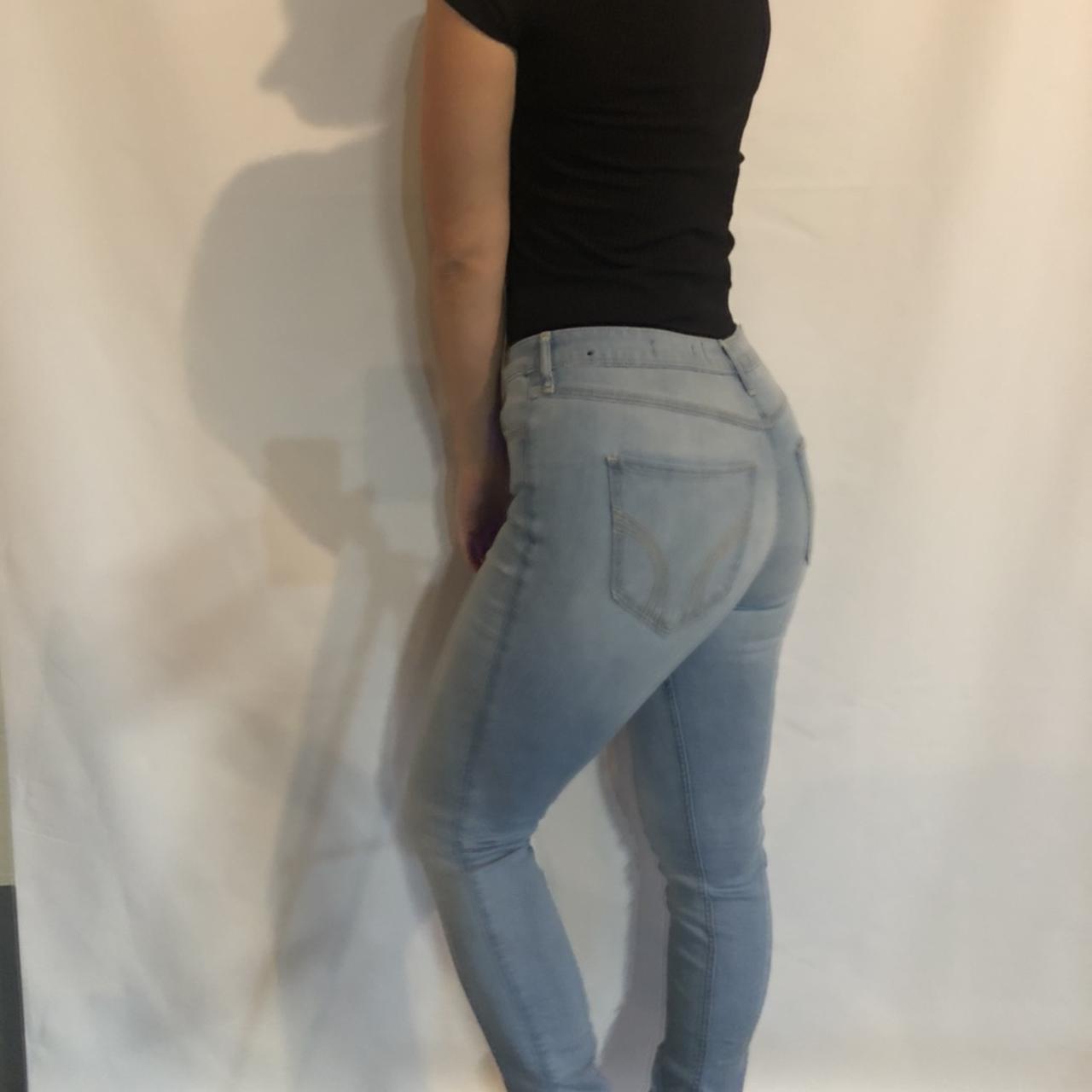 HOLLISTER High Rise Super Skinny Classic Stretch Depop