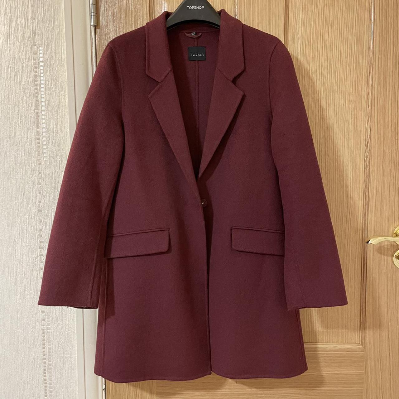 zara rust coat