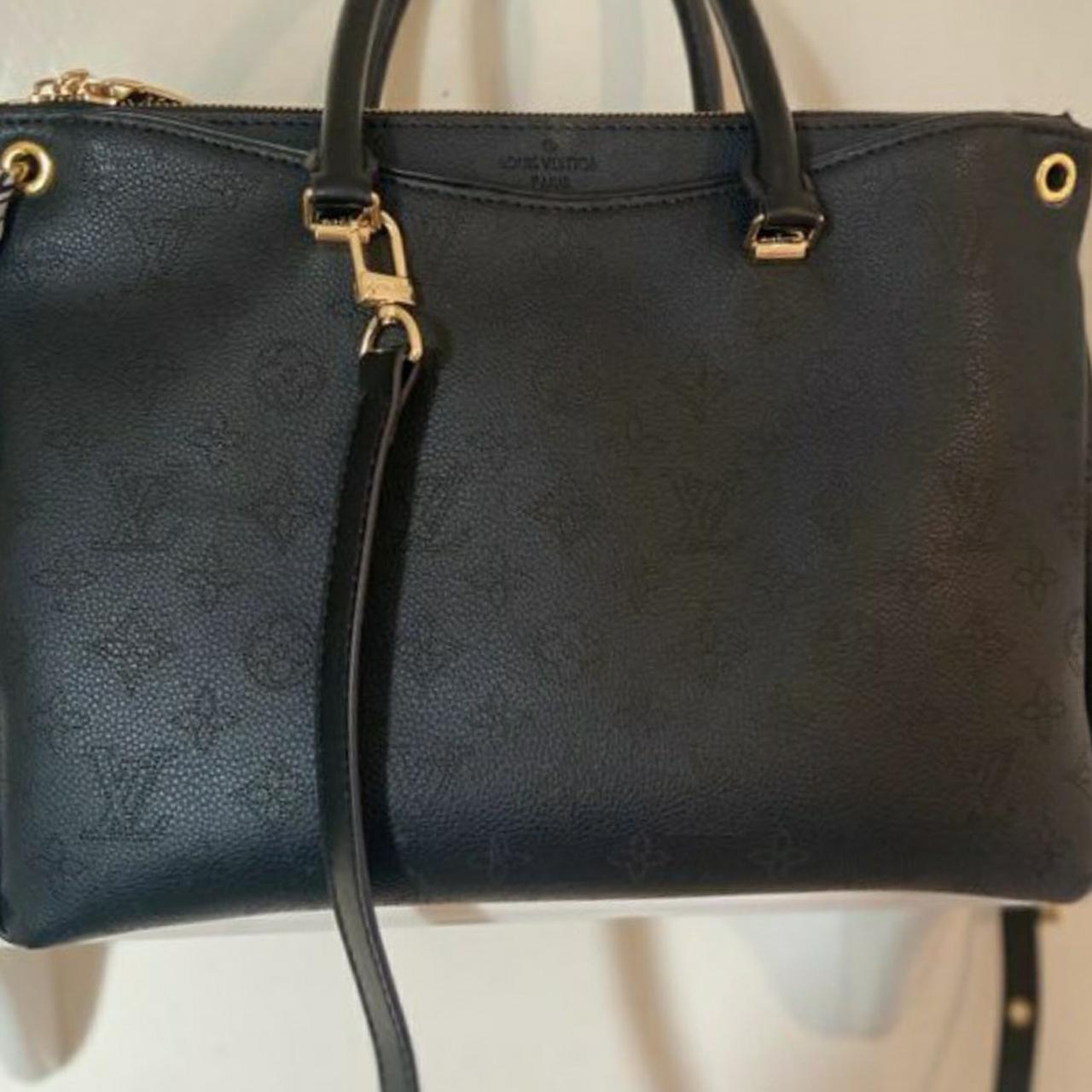 LV black handbag Embossed beautiful purse In... - Depop