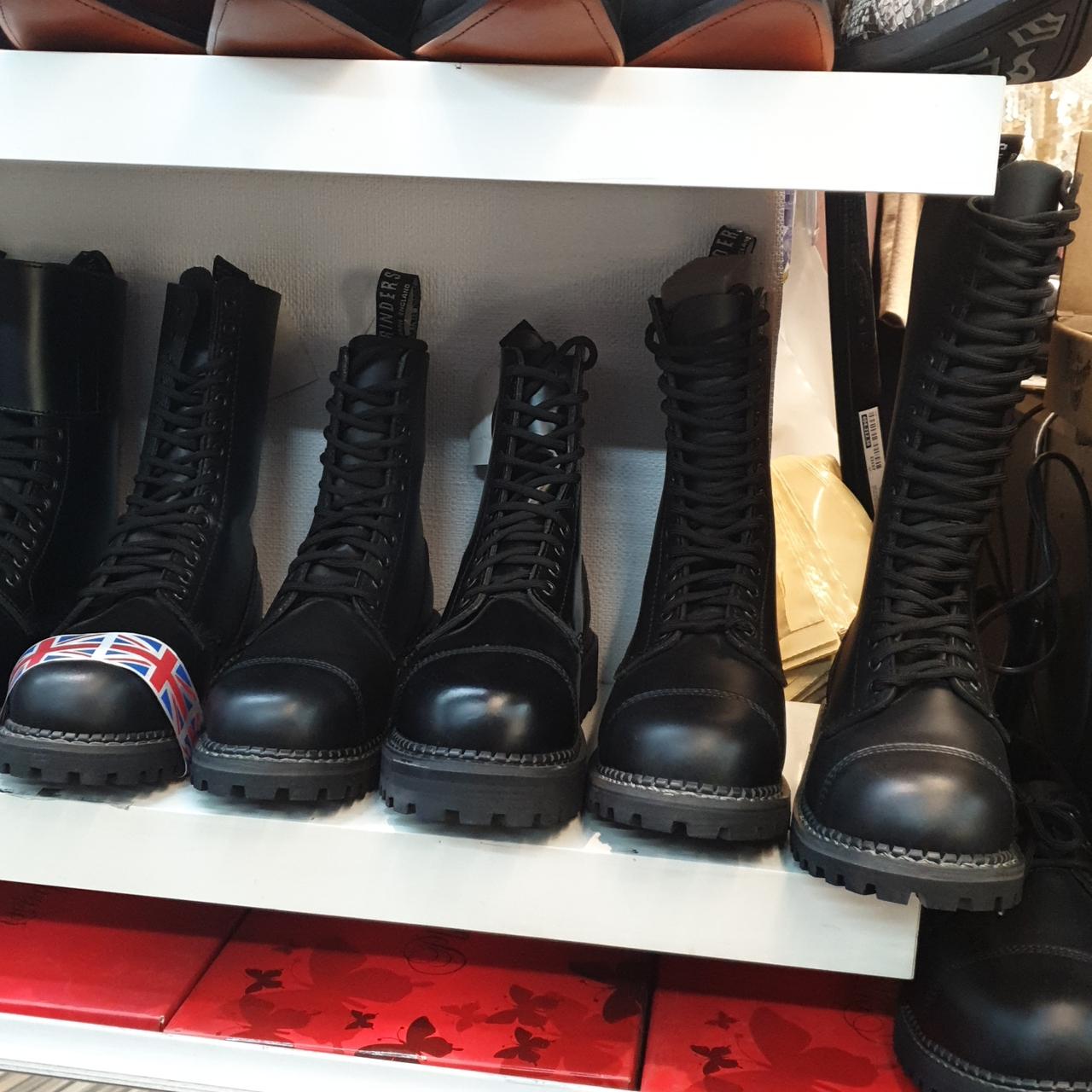 Grinders leather boots 10 eye all size from 36 to... Depop