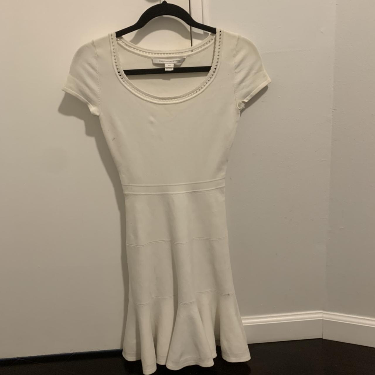 Clear white two piece Diane dress – Albertina butik