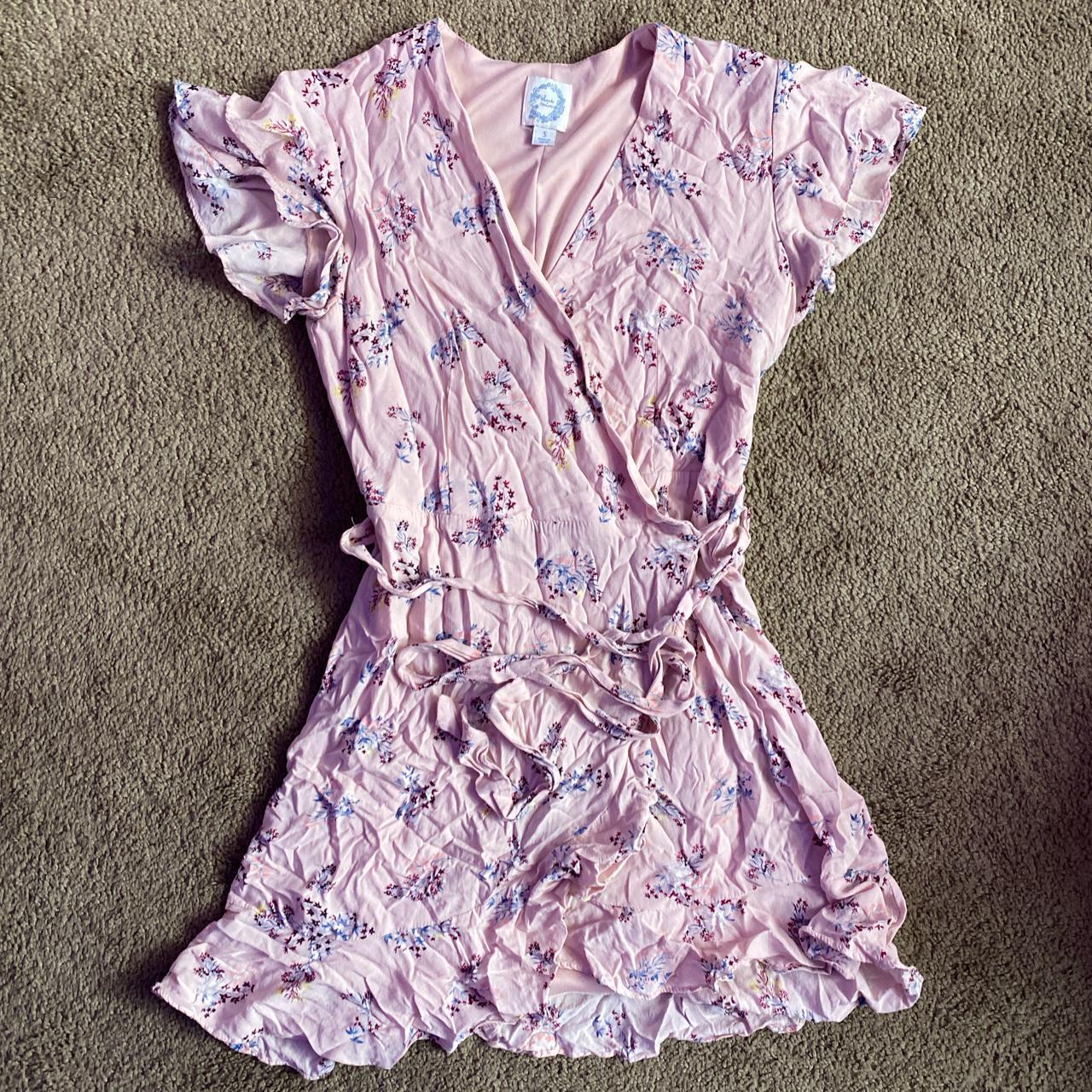 francesca's Women's Pink Dress Depop
