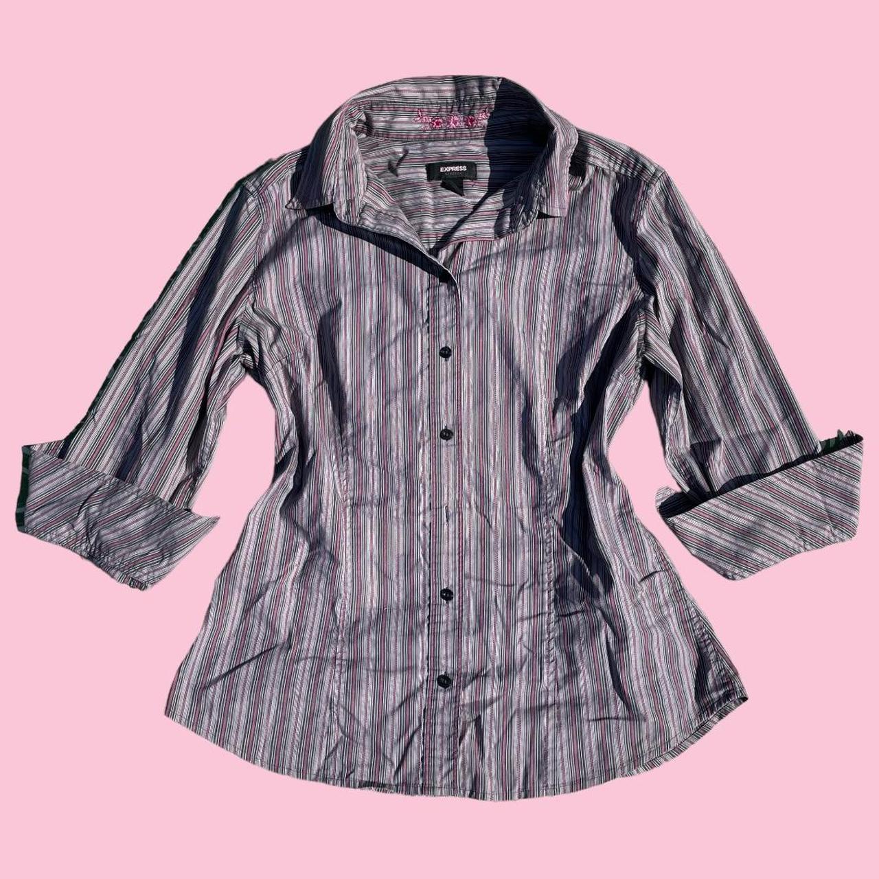 Express cheap striped blouse