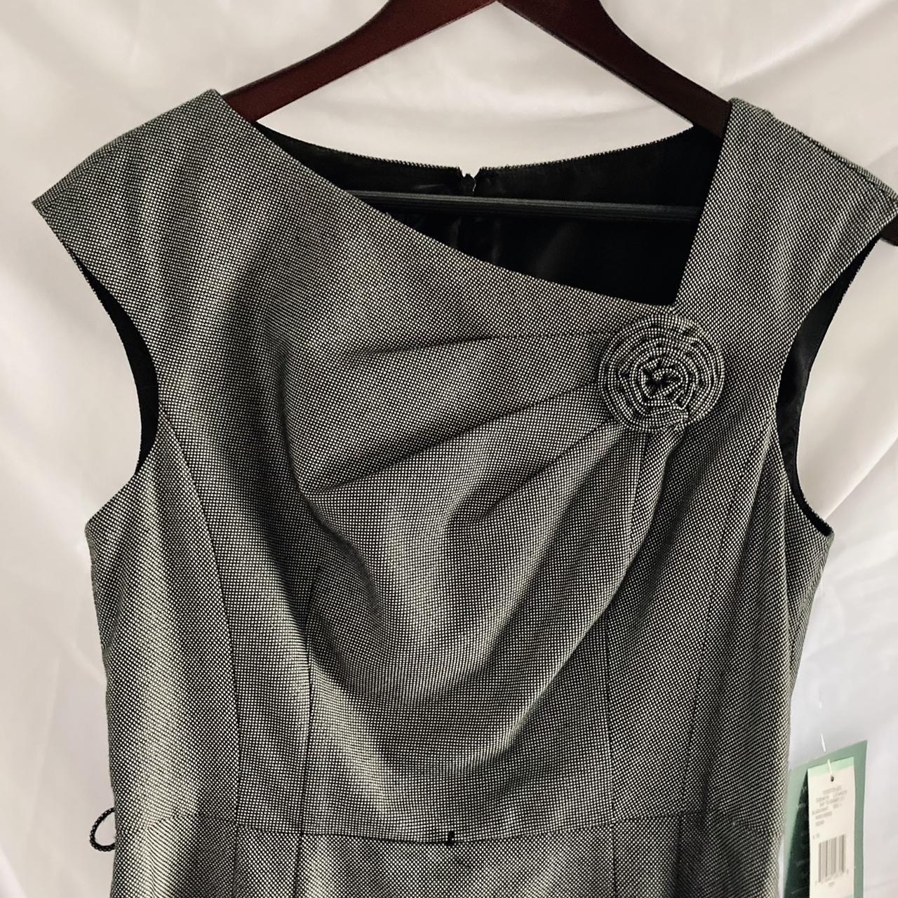 JONES WEARS DRESSES JC PENNY grey pencil dress Depop