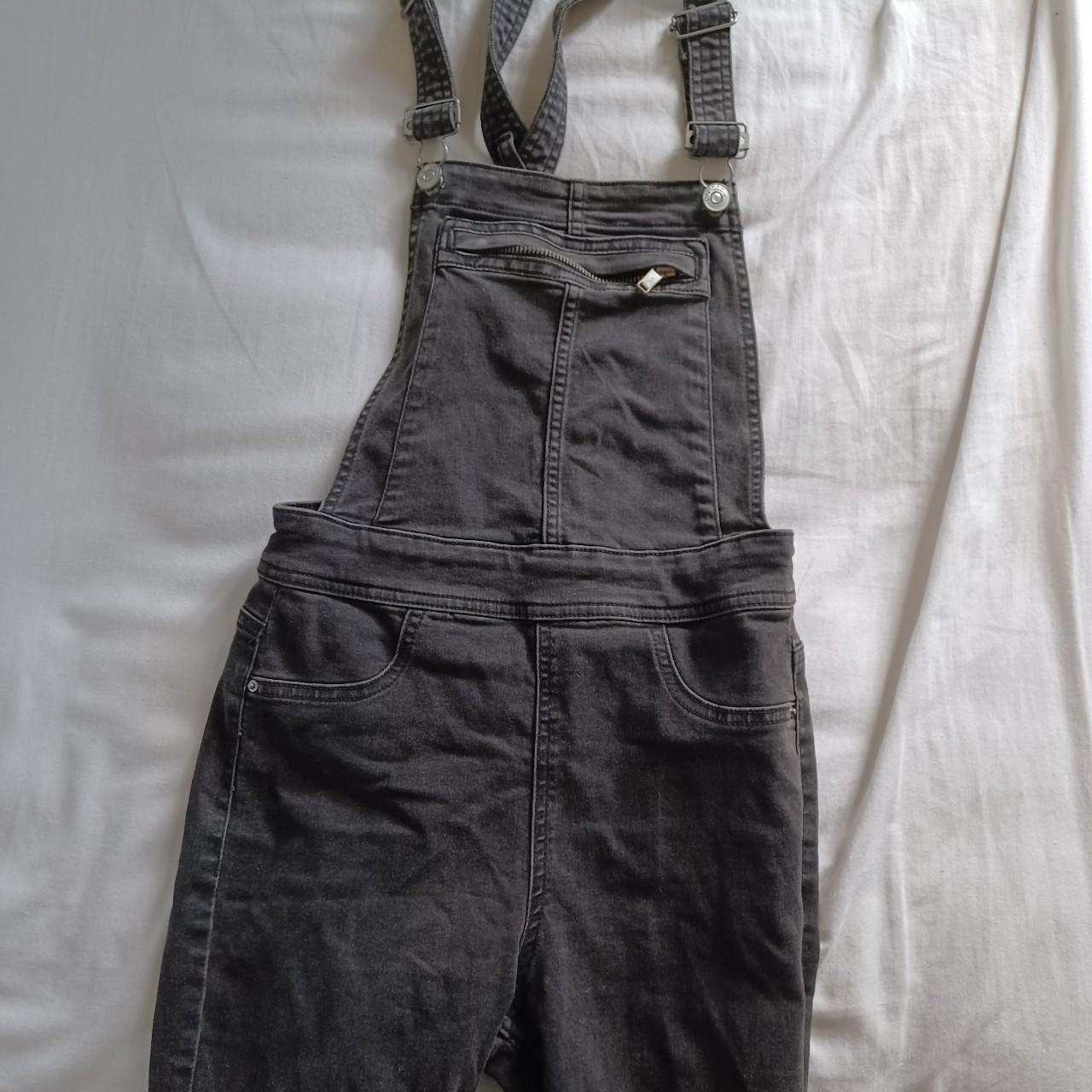 Primark Women's Black Dungarees-overalls | Depop