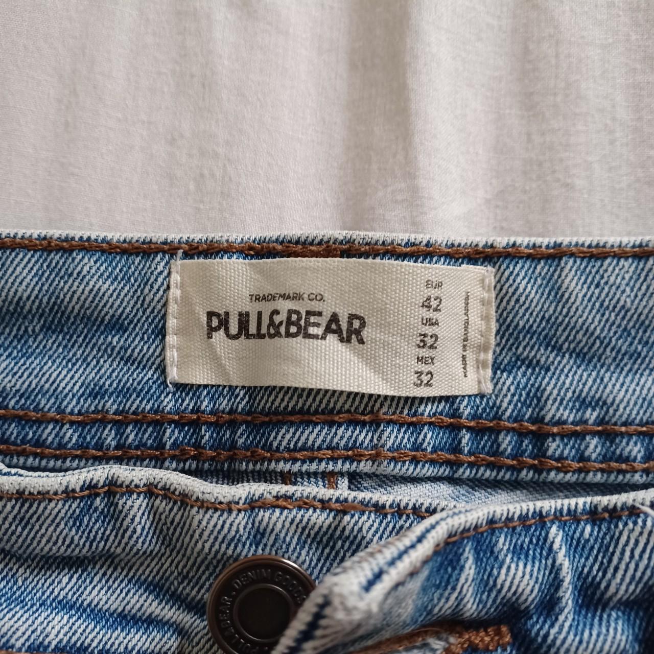 Men's Pull&Bear light wash denim shorts #denims... - Depop