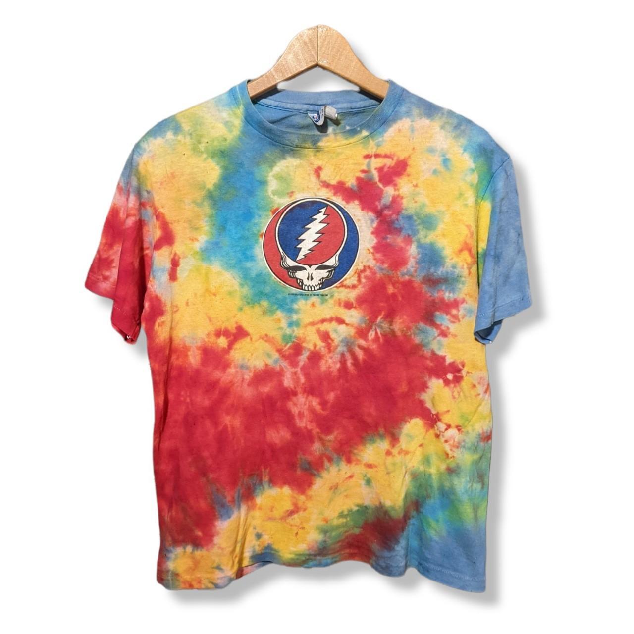 Description: 1986 Grateful Dead Tie Dye T... - Depop