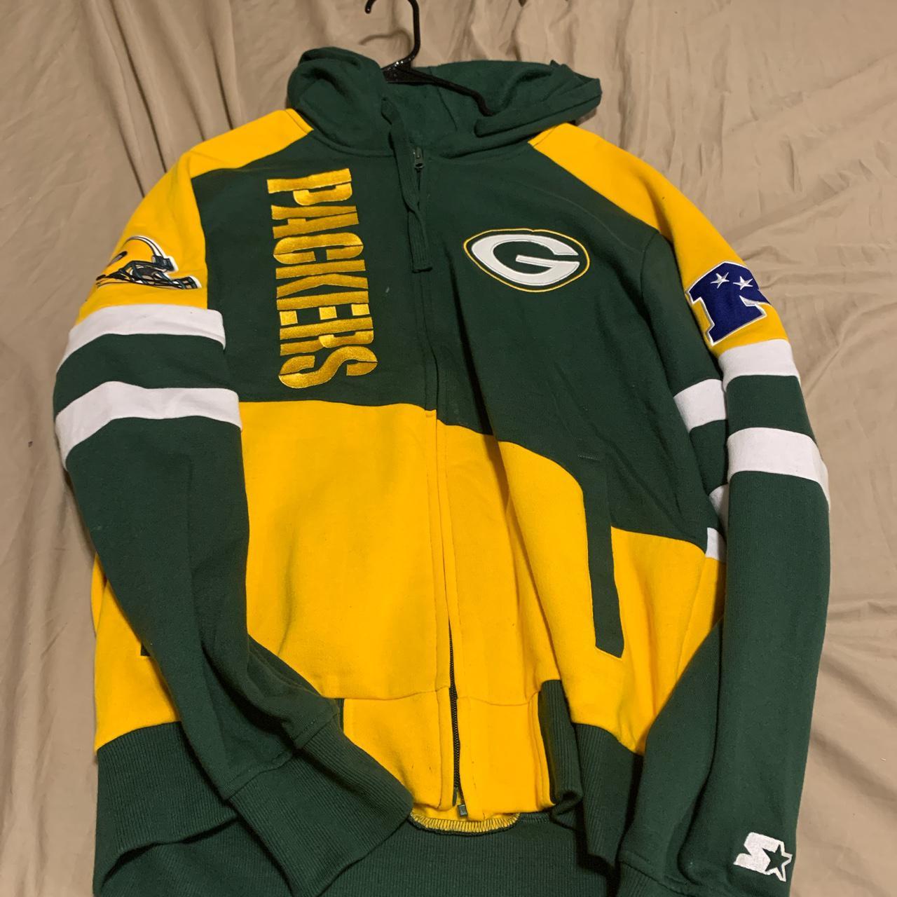 Green Bay Packers Sweatshirt Hoodie Men's Size Large - Depop