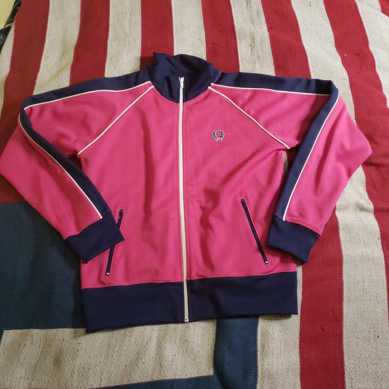 Fred perry pink discount sweatshirt