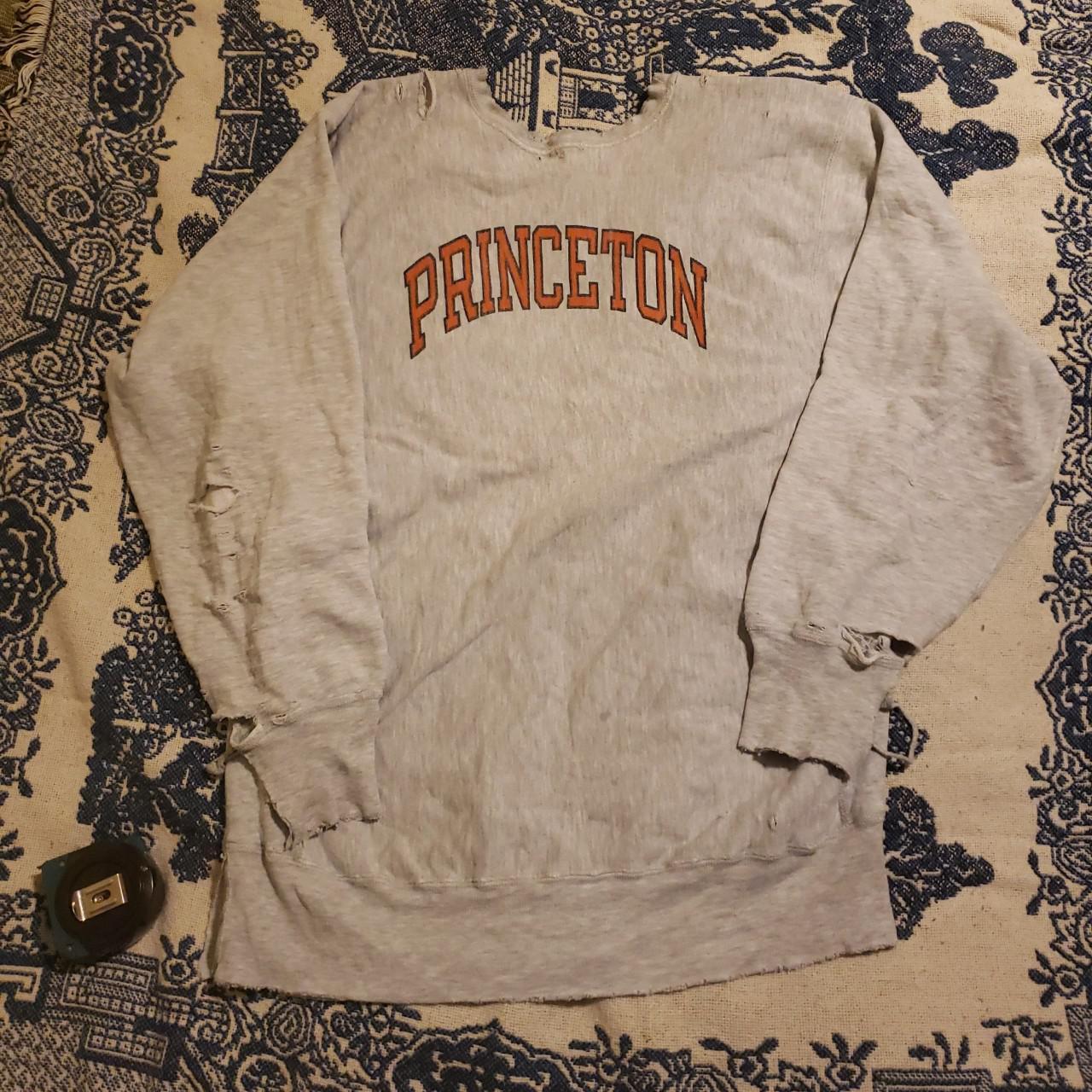 Vintage 80s MADE IN USA Princeton Tigers Champion... - Depop