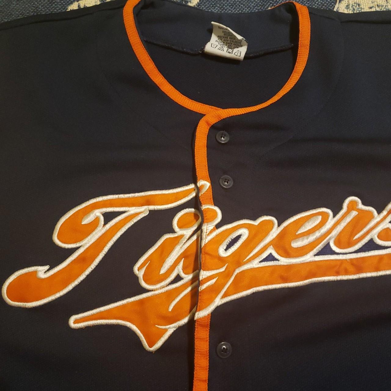 Vintage 90s Detroit Tigers Baseball Jersey - Depop