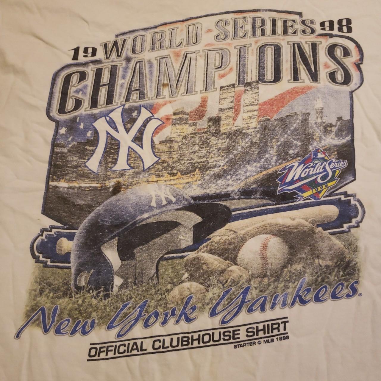 Vintage 1998 New York Yankees World Series Champions - Depop