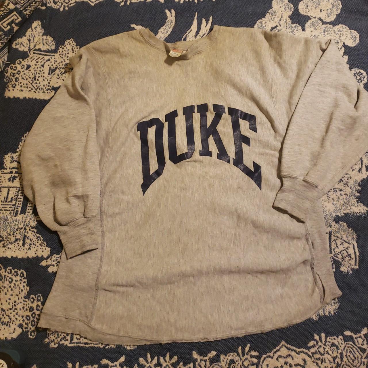 VINTAGE Soffe Duke Blue Devils Sweatshirt Mens XL Depop