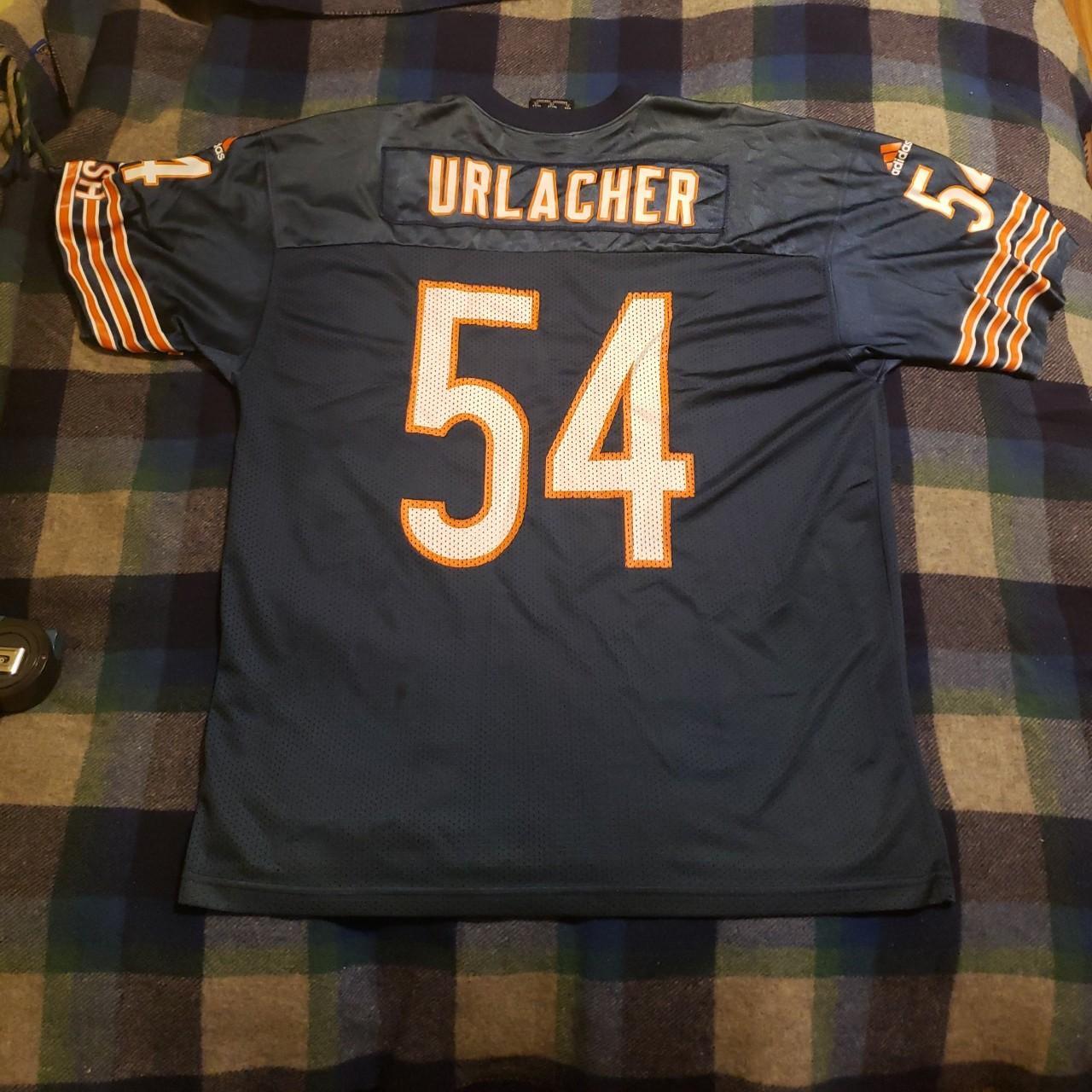 Brian Urlacher 54 Chicago Bears Adidas Vintage Jersey Size XL 