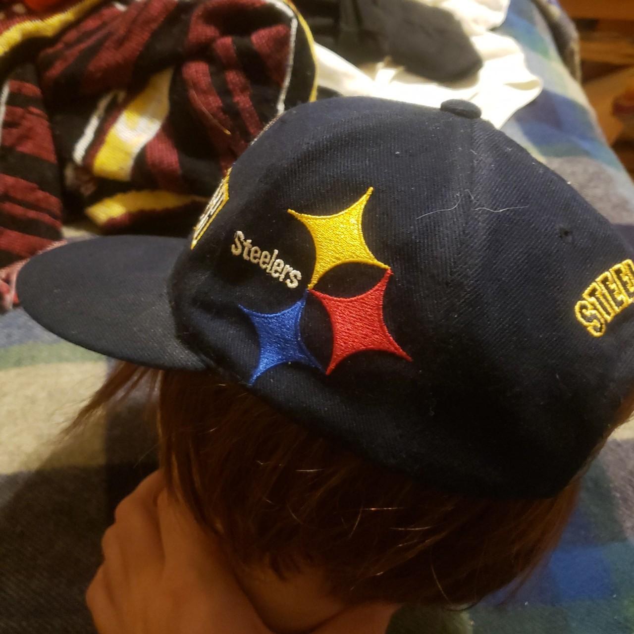 Vintage 90's NFL Pittsburgh Steelers Corduroy Hat American Needle Football