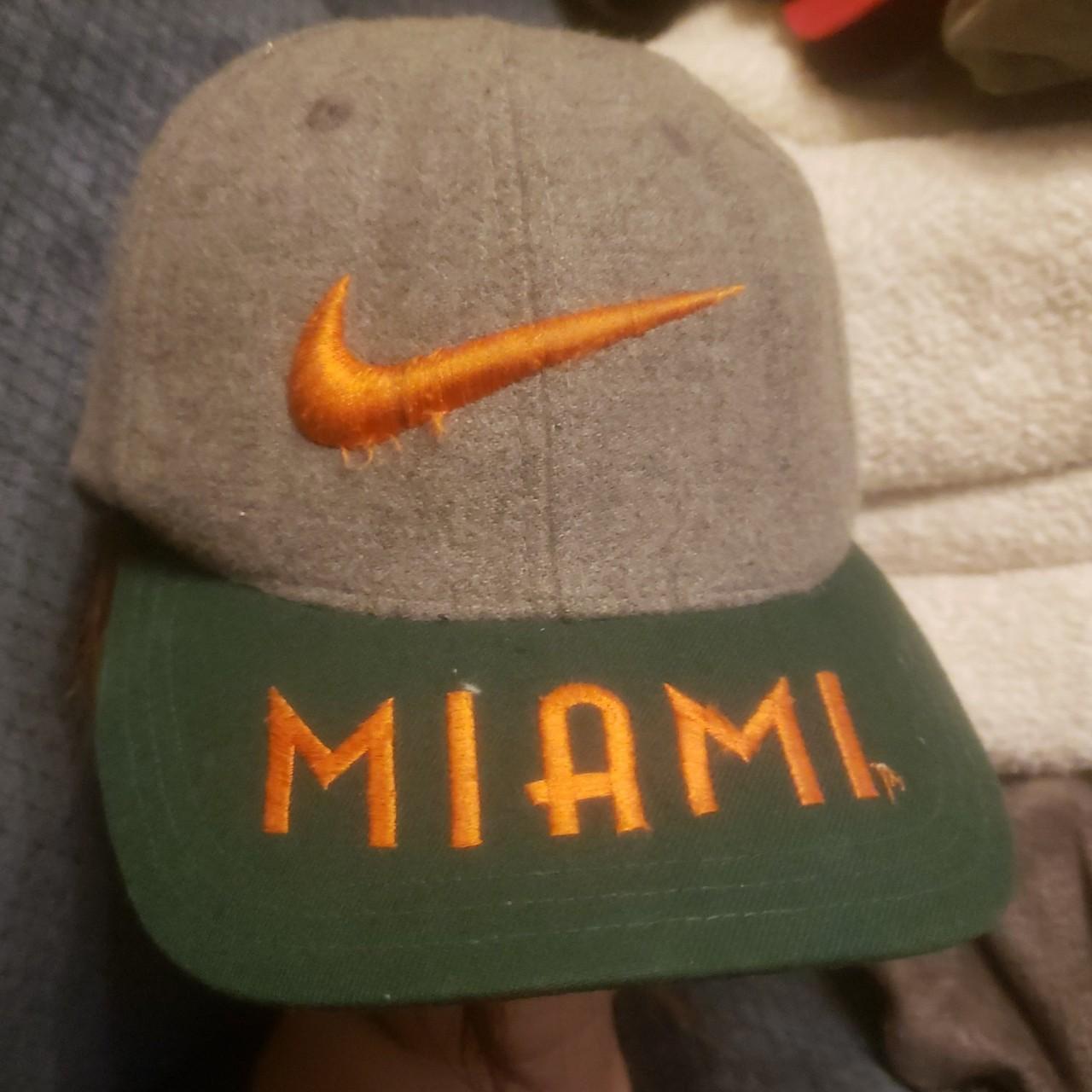 Vtg 90s Miami Hurricanes Nike Team Sports Swoosh...