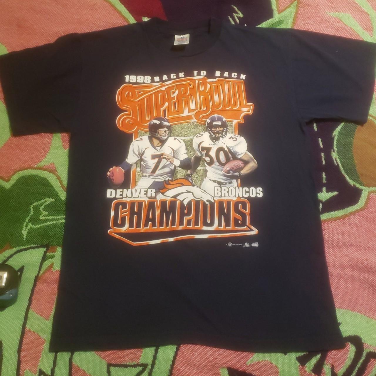 Vintage Denver Broncos t-shirt. • 1998 NFLP - Depop