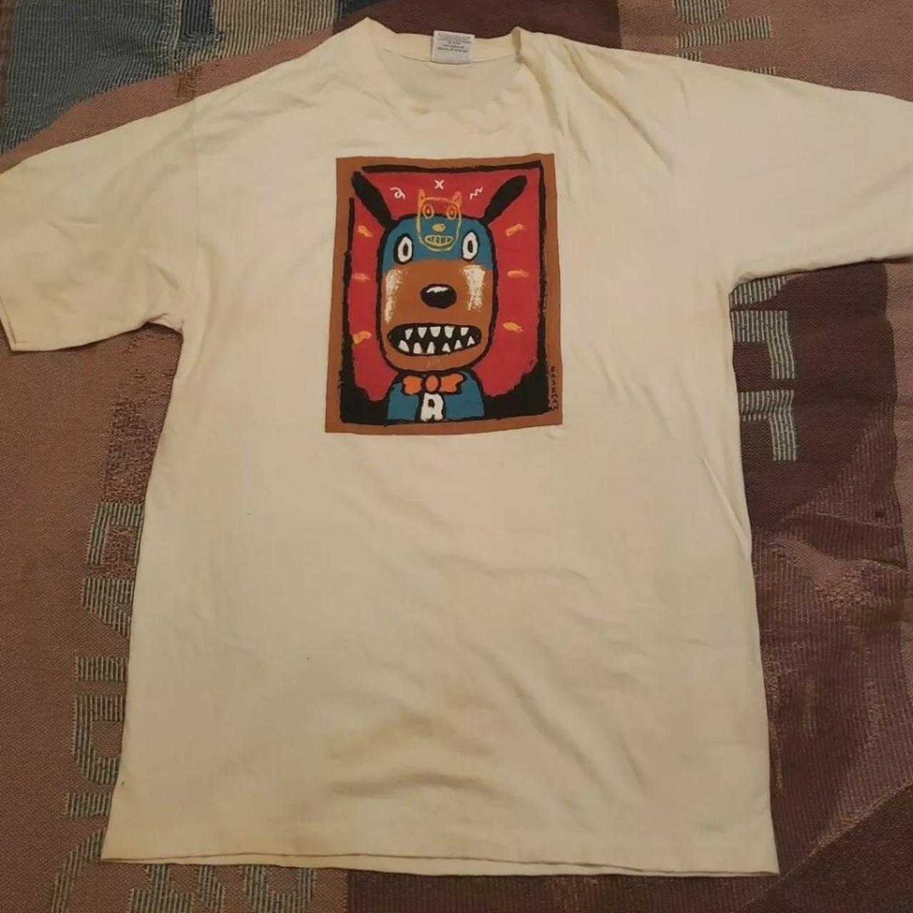 Vtg 90s Gary Baseman Dog Art Tee Shirt XL Wildwood... - Depop