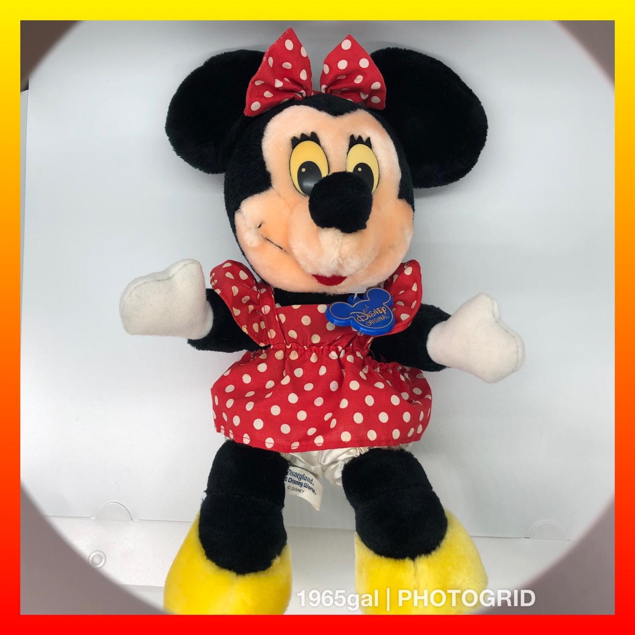 Vintage minnie 2024 mouse stuffed animal