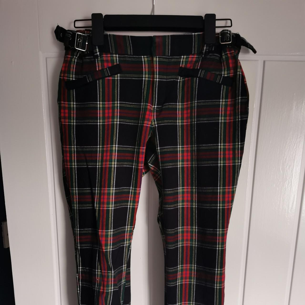 Gap tartan clearance trousers