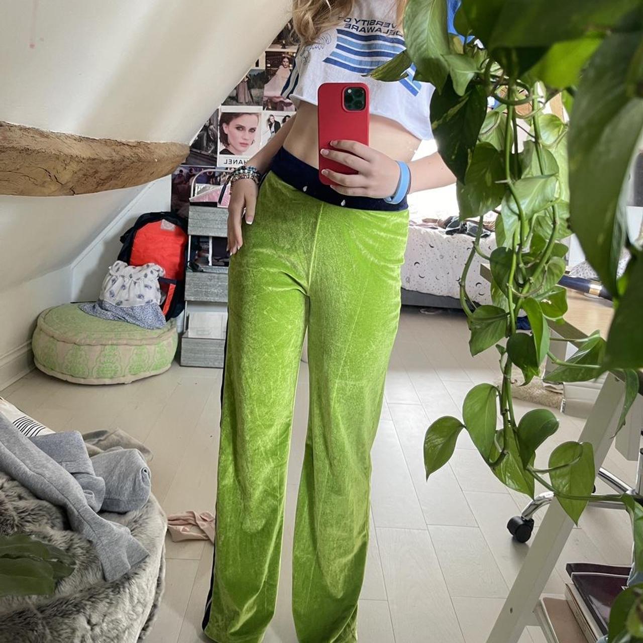 neon green sweats