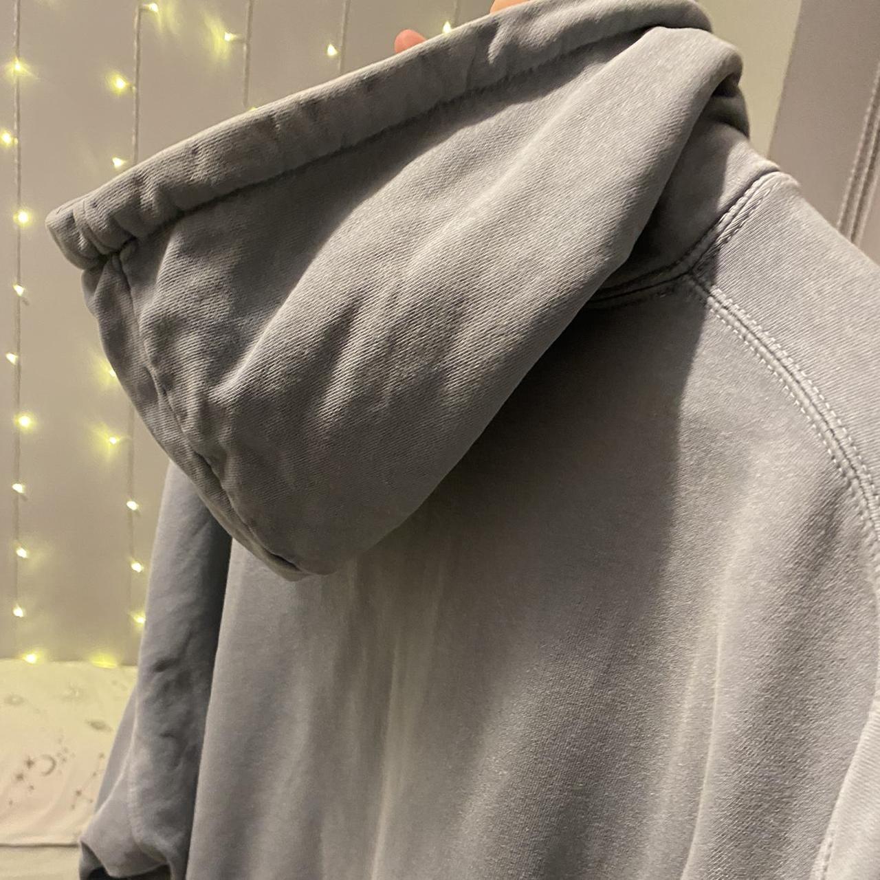 Brandy melville blue ‘hawaii’ oversized hoodie one... Depop