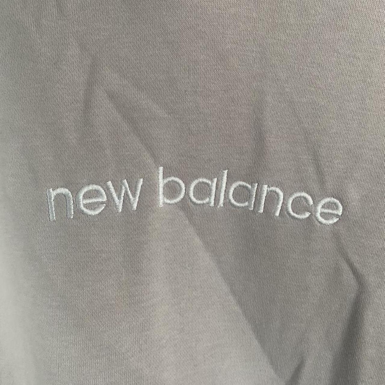 New Balance Hoodie in light lilac/beige/grey!... - Depop