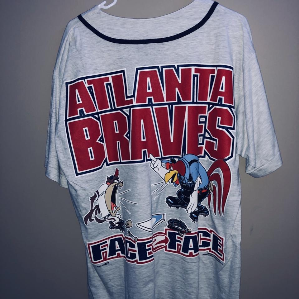 Vintage Atlanta Braves polo shirt #vintage #braves - Depop