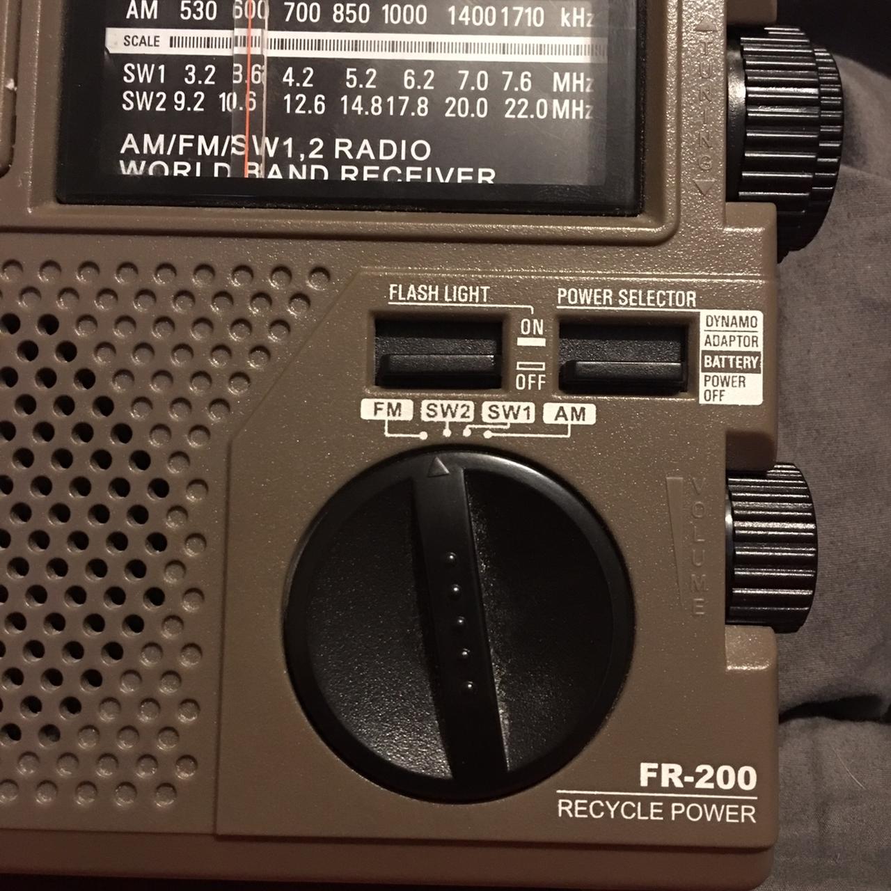 Grundig FR200 Emergency Crank Radio Recycle Power... Depop