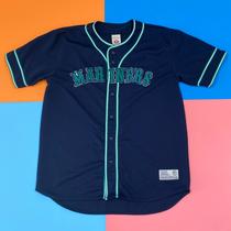 Seattle Mariners custom tie dye embroidered tee, no - Depop