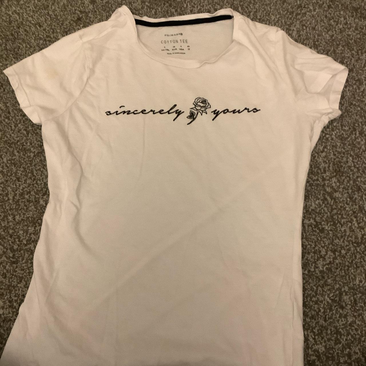 primark white t shirt