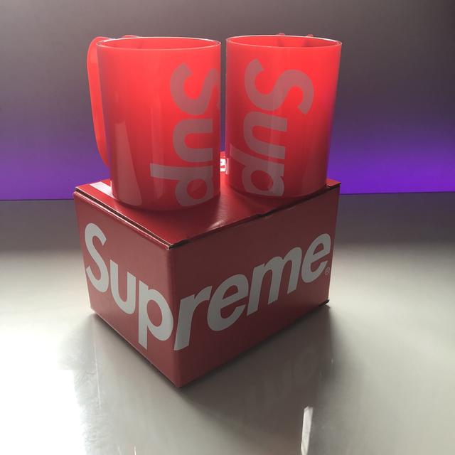 Supreme Heller Mugs set (2) Red colour way Brand... - Depop