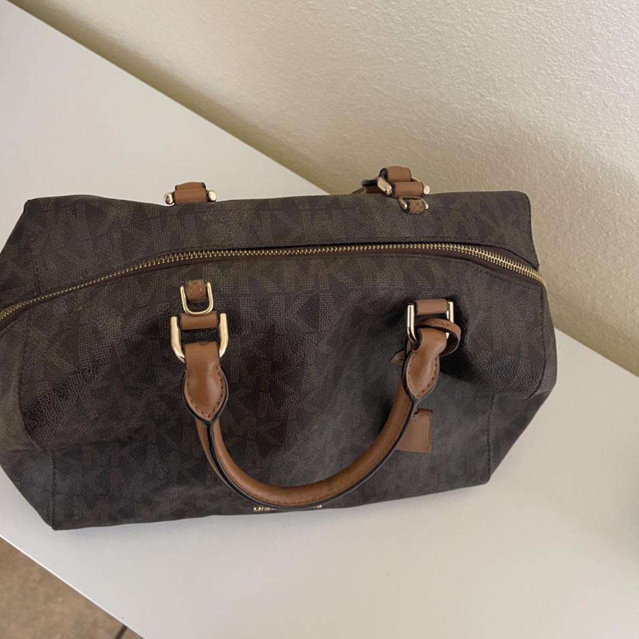 Find more Authentic Brown Michael Kors Speedy Bag for sale at up