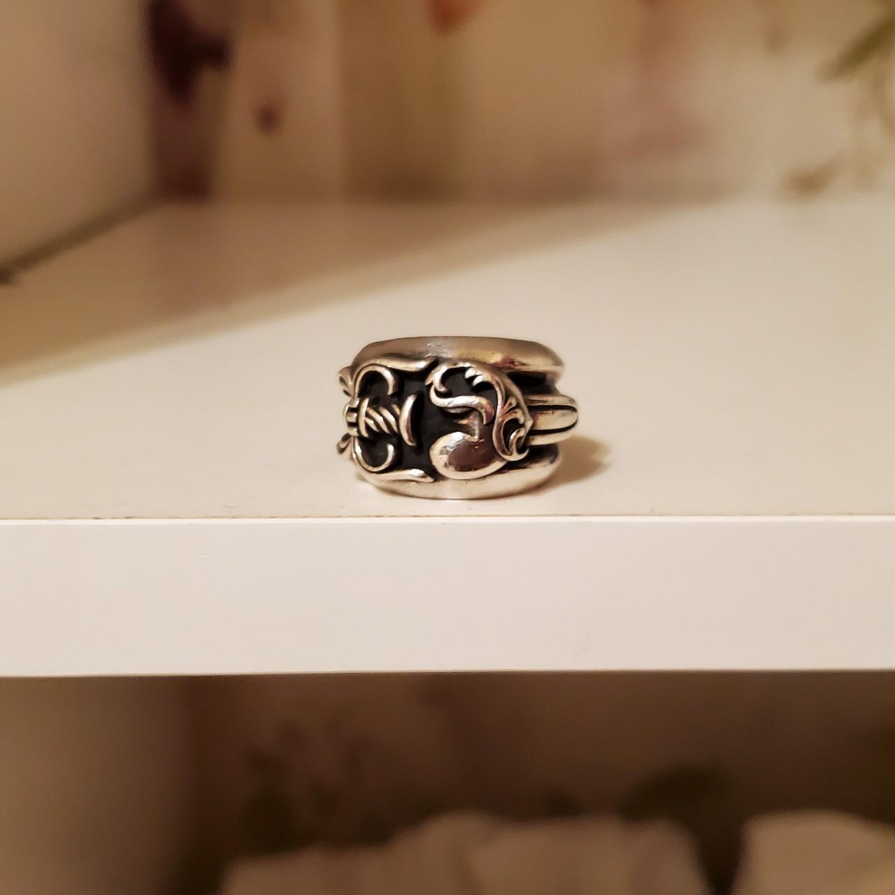 Chrome Hearts Dagger Heart Ring Amazing piece... - Depop