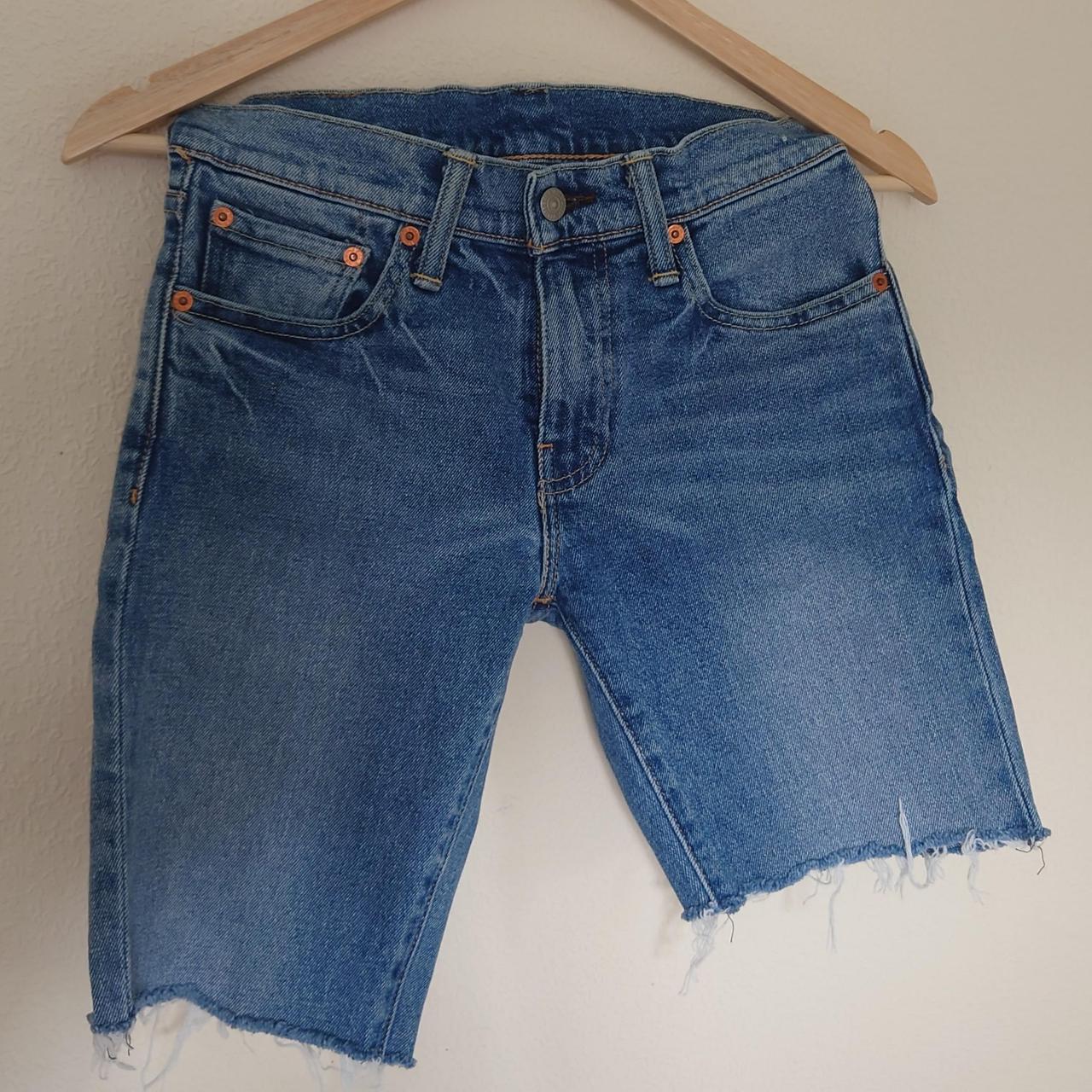 Levi's Men's Blue Shorts | Depop