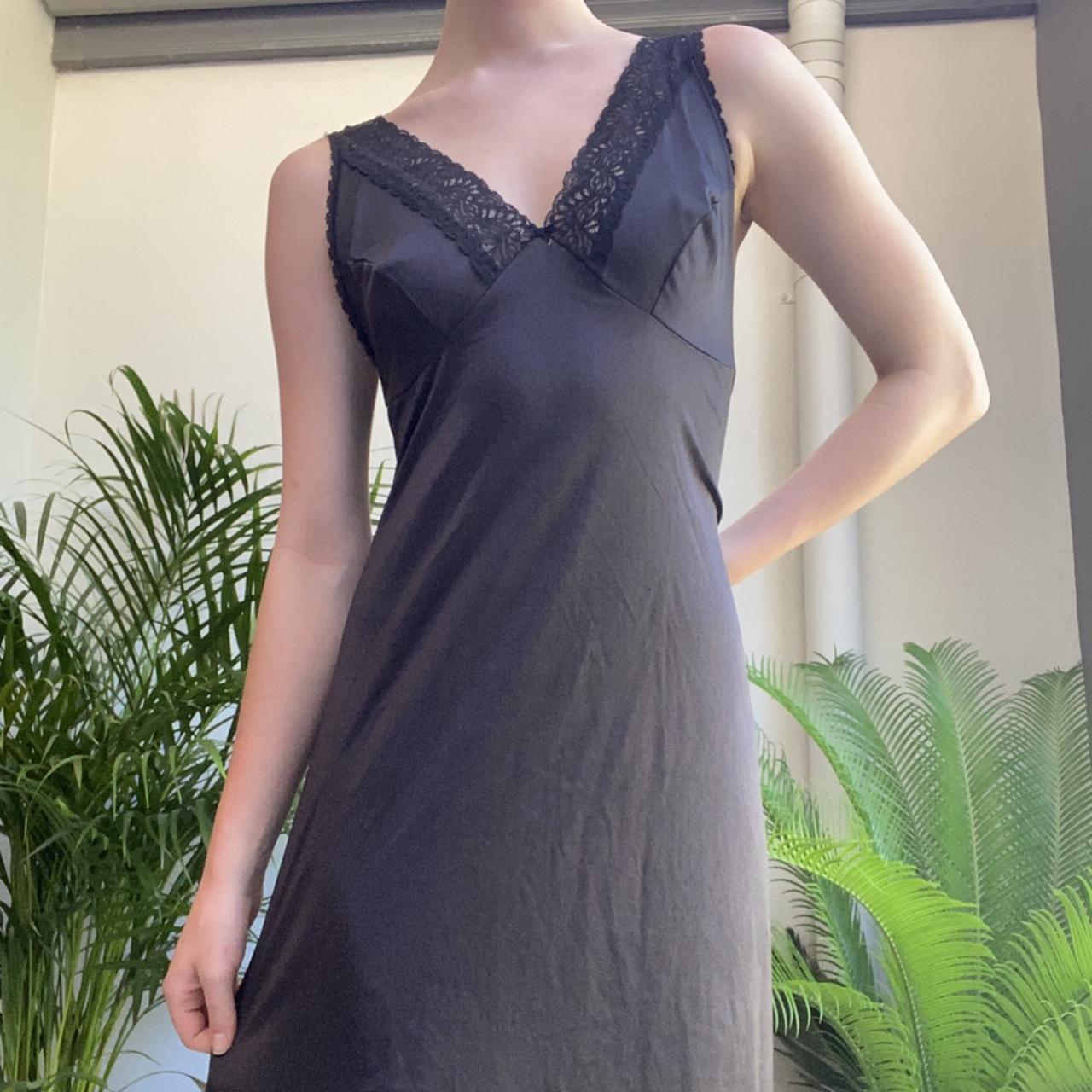 Super sweet black lace trim dress!🕷🕷🕷 looks amazing... - Depop