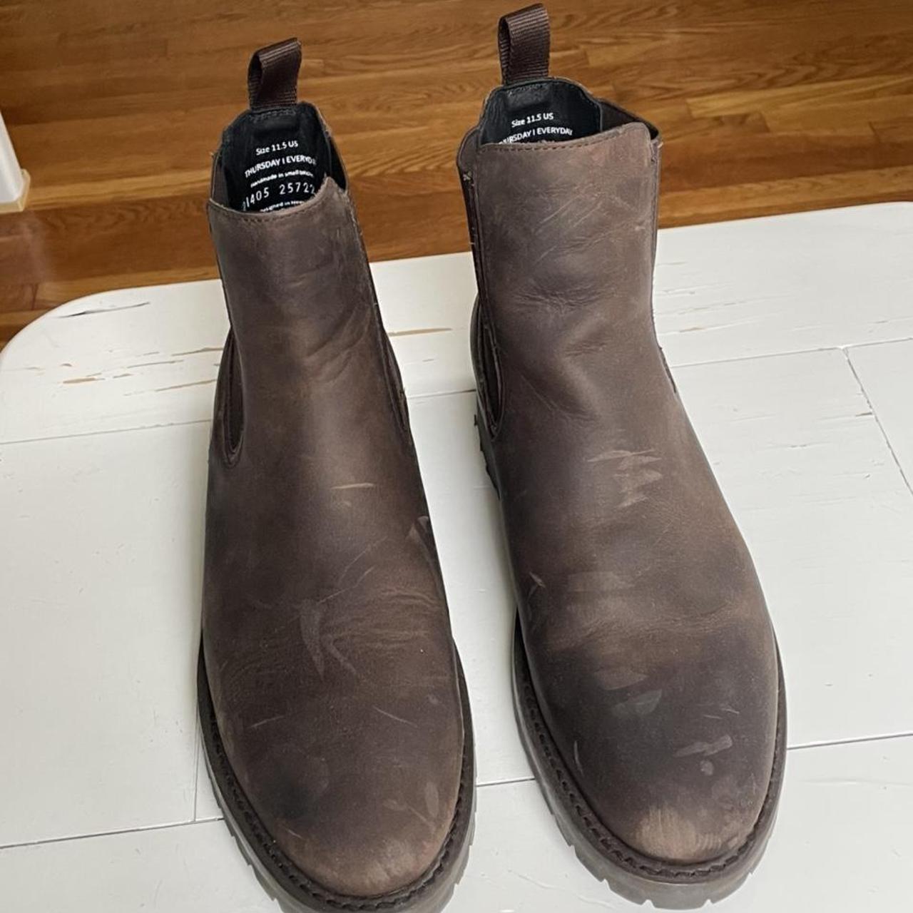 Thursday Legend Chelsea Boot in tobacco Worn once,... - Depop