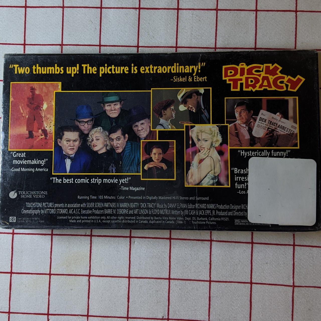 Dick Tracy 1990 VHS NEW Factory Sealed Classic Movie... - Depop