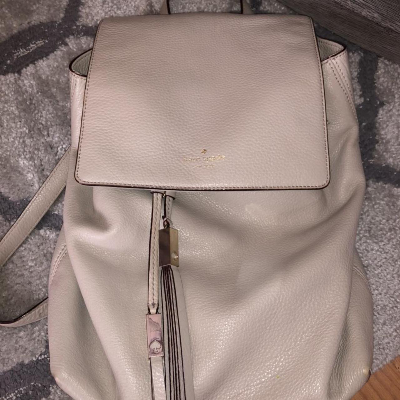 Kate Spade New York Women's Cream Bag | Depop