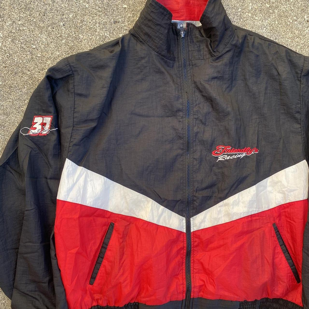 vintage racing car windbreaker unisex XL nice... - Depop