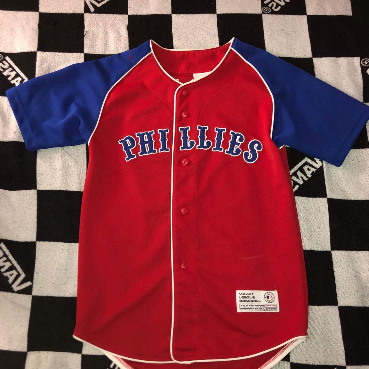 Blue/Red Philadelphia Phillies baseball - Depop