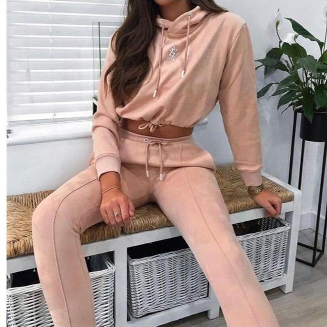 GYM KING TRACKSUIT WORN ONCE COLOUR BLUSH