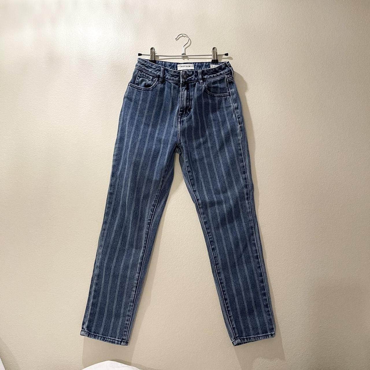 Striped sales jeans pacsun