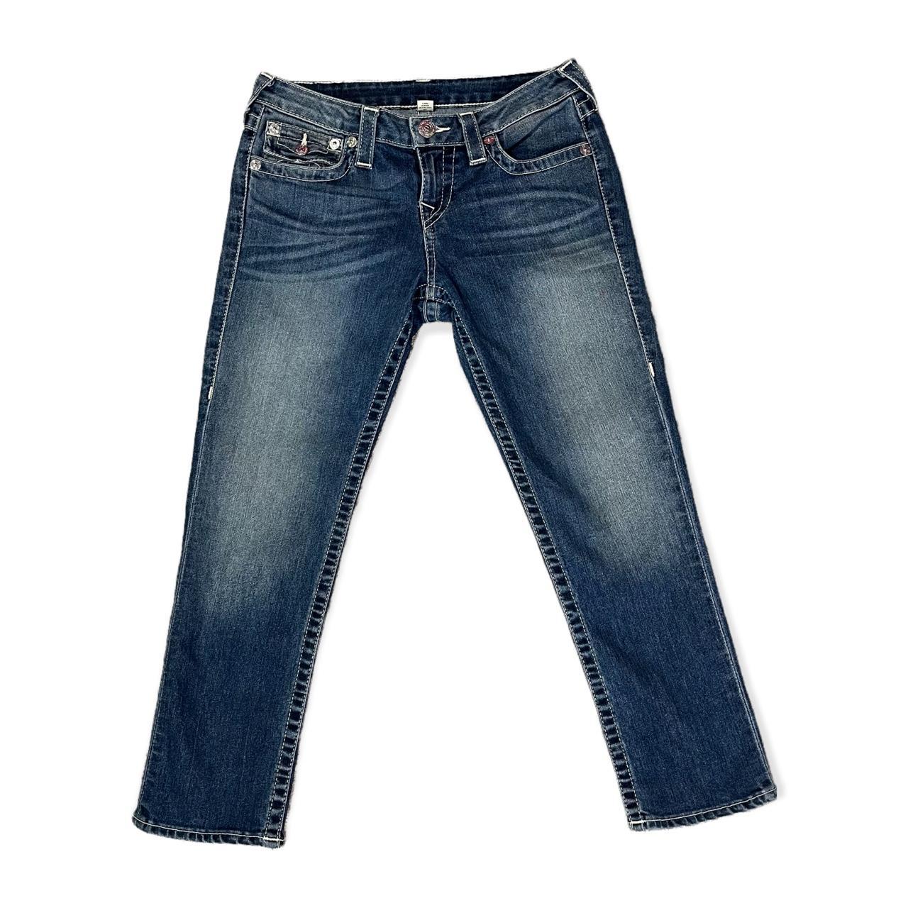 Y2K Style True Religion Denim Capri Jeans Pair it... - Depop